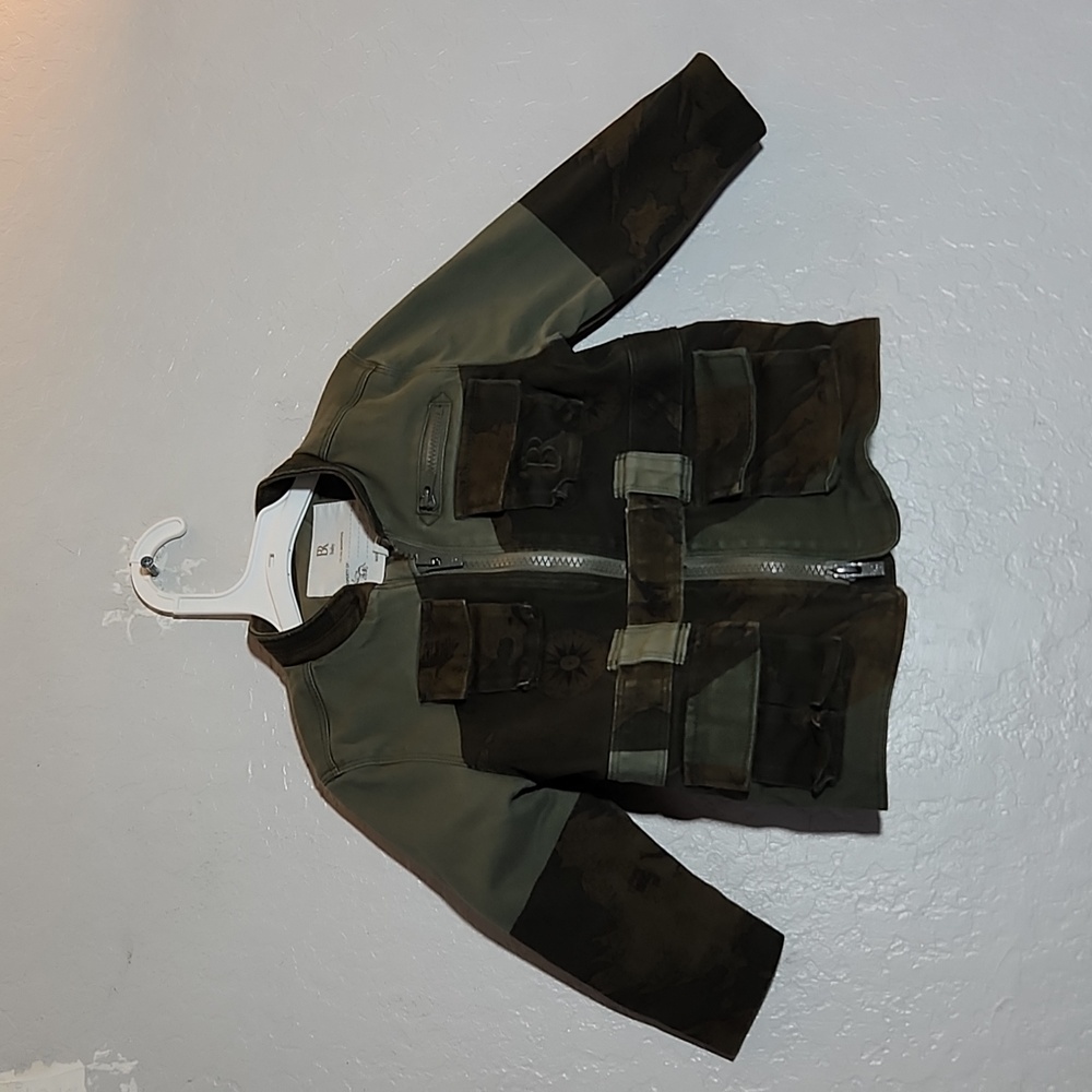 BR BABY  Olive Camouflage Compass Map Jacket 12-24M